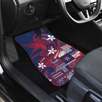 Samoa Manuia le Aso Tuto'atasi Car Mats Siapo Mamanu Mix Tatau Marlin - Flag Color