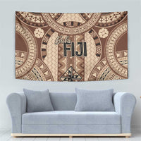 Bula Fiji Vintage Tapestry Brown Masi Motifs