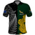 Custom New Zealand Mix South Africa Rugby Polo Shirt Protea Vs. Silver Ferns LT7 Art - Polynesian Pride