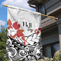 Bula Fiji Day Garden Flag Tagimaucia on Masi Pattern