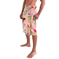 Aloha Hawaii Lavalava I'iwi on Mamane Pastel Pink