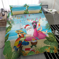 Have Yourself A Beachy Little Christmas Bedding Set with Santa Chilling - Polynesian Pride