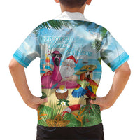 Have Yourself A Beachy Little Christmas Hawaiian Shirt with Santa Chilling LT7 - Polynesian Pride