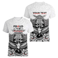 Aotearoa Personalized Women V-Neck T-Shirt Proud To Be Maori