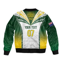 Cook Islands Rugby Custom Bomber Jacket Kuki's Aitu Champions - Polynesian Pride