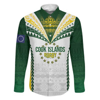 Cook Islands Rugby Custom Family Matching Off Shoulder Short Dress and Hawaiian Shirt Kuki's Aitu Champions - Polynesian Pride