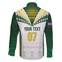 Cook Islands Rugby Custom Family Matching Summer Maxi Dress and Hawaiian Shirt Kuki's Aitu Champions LT7 - Polynesian Pride