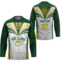 Cook Islands Rugby Custom Hockey Jersey Kuki's Aitu Champions LT7 - Polynesian Pride