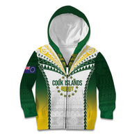 Cook Islands Rugby Custom Kid Hoodie Kuki's Aitu Champions - Polynesian Pride