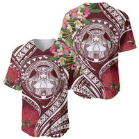 Aloha Hawaii Big Island Baseball Jersey Ohia Lehua Wahine LT7 - Polynesian Pride