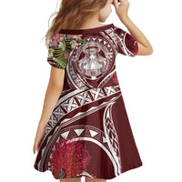 Aloha Hawaii Big Island Family Matching Long Sleeve Bodycon Dress and Hawaiian Shirt Ohia Lehua Wahine LT7 - Polynesian Pride