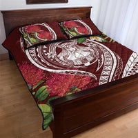 Aloha Hawaii Big Island Quilt Bed Set Ohia Lehua Wahine