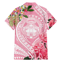 Aloha Hawaii Maui Family Matching Long Sleeve Bodycon Dress and Hawaiian Shirt Goddess Lokelani Rose LT7 - Polynesian Pride