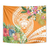 Aloha Hawaii Lanai Tapestry Frangipani Mix Pineapple