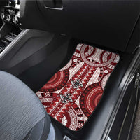 Bula Fiji Vintage Car Mats Scarlet Masi Motifs