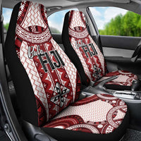 Bula Fiji Vintage Car Seat Cover Scarlet Masi Motifs