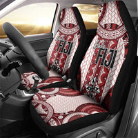 Bula Fiji Vintage Car Seat Cover Scarlet Masi Motifs