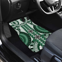 Bula Fiji Vintage Car Mats Phthalo Green Masi Motifs