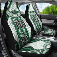 Bula Fiji Vintage Car Seat Cover Phthalo Green Masi Motifs
