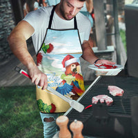 Have A Very Beach Christmas Apron Parrot By Lehua Flower - Polynesian Pride