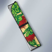 Have A Very Beach Christmas Auto Sun Shade Parrot By Lehua Flower LT7 - Polynesian Pride