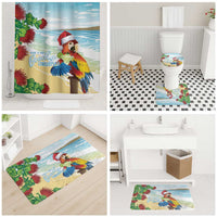 Have A Very Beach Christmas Bathroom Set Parrot By Lehua Flower - Polynesian Pride