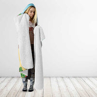 Have A Very Beach Christmas Hooded Blanket Parrot By Lehua Flower - Polynesian Pride