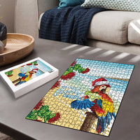 Have A Very Beach Christmas Puzzle Parrot By Lehua Flower - Polynesian Pride