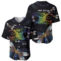 Personalised Polynesian Memorial Baseball Jersey Your Wings Were Ready But My Heart Was Not LT7 - Polynesian Pride