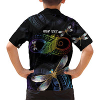 Personalised Polynesian Memorial Family Matching Tank Maxi Dress and Hawaiian Shirt Your Wings Were Ready But My Heart Was Not LT7 - Polynesian Pride