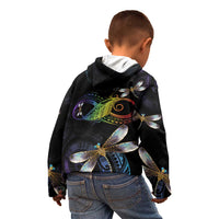 Personalised Polynesian Memorial Kid Hoodie Your Wings Were Ready But My Heart Was Not