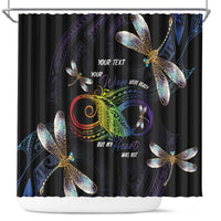 Personalised Polynesian Memorial Shower Curtain Your Wings Were Ready But My Heart Was Not