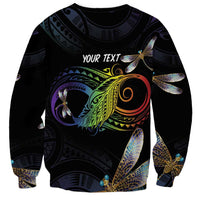 Personalised Polynesian Memorial Sweatshirt Your Wings Were Ready But My Heart Was Not