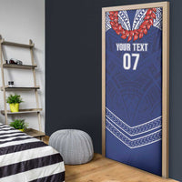 Toa Samoa Rugby Custom Door Cover Ulafala Mix Nifo'oti - Polynesian Pride