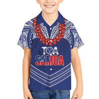 Toa Samoa Rugby Custom Hawaiian Shirt Ulafala Mix Nifo'oti - Polynesian Pride