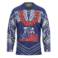 Toa Samoa Rugby Custom Hockey Jersey Ulafala Mix Nifo'oti - Polynesian Pride