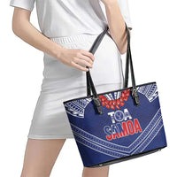 Toa Samoa Rugby Leather Tote Bag Ulafala Mix Nifo'oti - Polynesian Pride