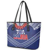Toa Samoa Rugby Leather Tote Bag Ulafala Mix Nifo'oti - Polynesian Pride