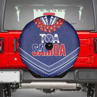 Toa Samoa Rugby Spare Tire Cover Ulafala Mix Nifo'oti - Polynesian Pride