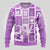 Hawaii Christmas Ugly Christmas Sweater Retro Patchwork - Violet LT7 - Polynesian Pride