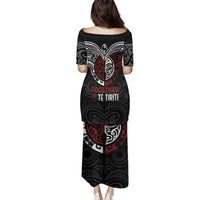 Maori Hongi Toitu Te Tiriti Family Matching Puletasi and Hawaiian Shirt Tangata Tiriti Stand With Tangata Whenua