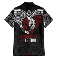 Maori Hongi Toitu Te Tiriti Family Matching Tank Maxi Dress and Hawaiian Shirt Tangata Tiriti Stand With Tangata Whenua LT7 - Polynesian Pride