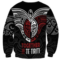 Maori Hongi Toitu Te Tiriti Sweatshirt Tangata Tiriti Stand With Tangata Whenua
