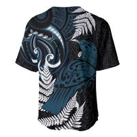 New Zealand Tui Bird Baseball Jersey Maori Kowhaiwhai LT7 - Polynesian Pride