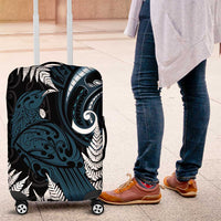 New Zealand Tui Bird Luggage Cover Maori Kowhaiwhai