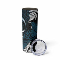 New Zealand Tui Bird Skinny Tumbler Maori Kowhaiwhai