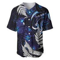 New Zealand Maori Matariki Baseball Jersey Tui Bird Galaxy LT7 Galaxy - Polynesian Pride