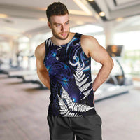 New Zealand Maori Matariki Men Tank Top Tui Bird Galaxy LT7 Galaxy - Polynesian Pride