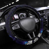 New Zealand Maori Matariki Steering Wheel Cover Tui Bird Galaxy LT7 Universal Fit Galaxy - Polynesian Pride