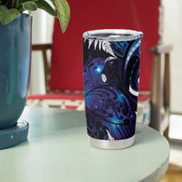 New Zealand Maori Matariki Tumbler Cup Tui Bird Galaxy LT7 - Polynesian Pride